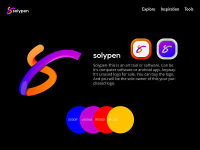 Solypen logo - Letter-S+Arts tool
