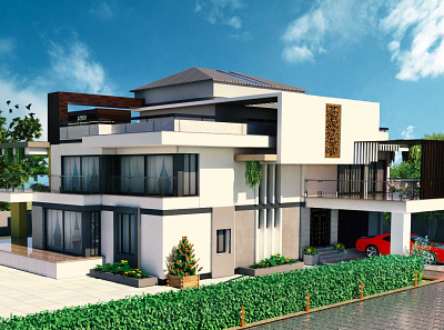 Duplex Home Design 3d modeling 3dsmax architecture design exterior design interior design revit