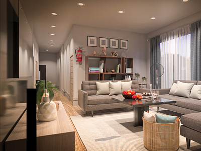 Revit Architecture Interior Rendering