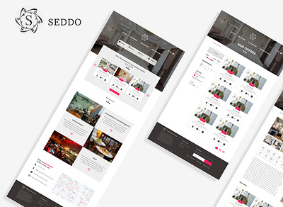 SEDDO #Maquettage #adobeXD #wordpress graphic design ui web