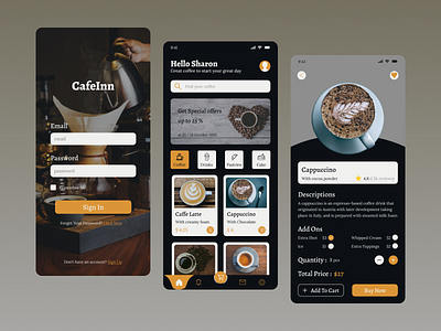 CafeInn - Coffee Shop Mobile App