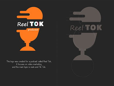 ReelTOK logo branding design graphic design logo podcast