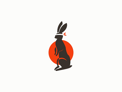 Japanese Rabbit branding cartoon dubai ilustration japan logo logodesign rabbit rabbit logo united states vector
