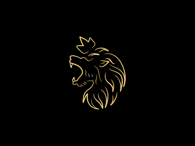 Lion King australia branding company company brand logo company logo dubai illustration lion head lion king lion logo logo market procreate product sale vector