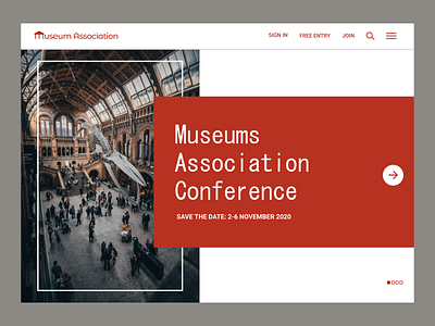 Museum Association Conference Landing Page