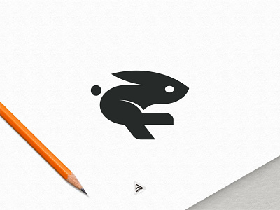 Letter F Rabbit Monogram Concept!