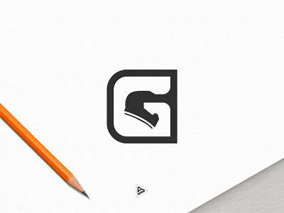 Letter G Helmet Monogram Concept!⁣