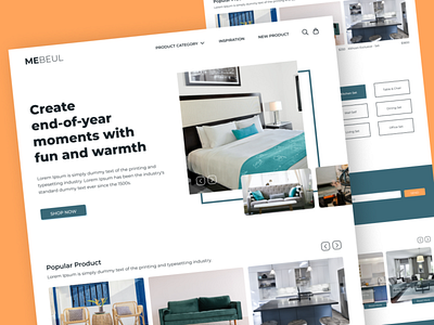#Exploration - Mebeul Website Design furniture interior landing page design landingpage luxury melbourne sydney ui ux web design webiste design
