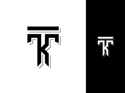 TK Monogram Logo branding california daily design letter tk logo logo design london modern logo new york simple logo tk logo tk monogram tk simple