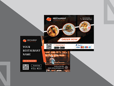 Landscape Flyer for restaurant