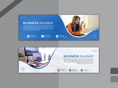 Business Banner adobe illustrator ads banner advertising business ads company banner graphic design social media banner social media design webbanner