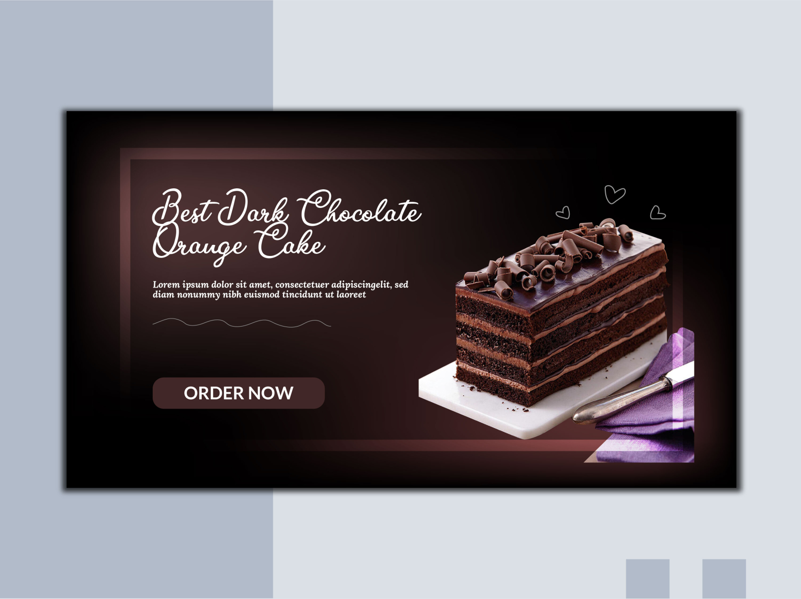 BIRTHDAY CAKE PAMPHLET DESIGN | Food banner, Sweets cake, Banner design