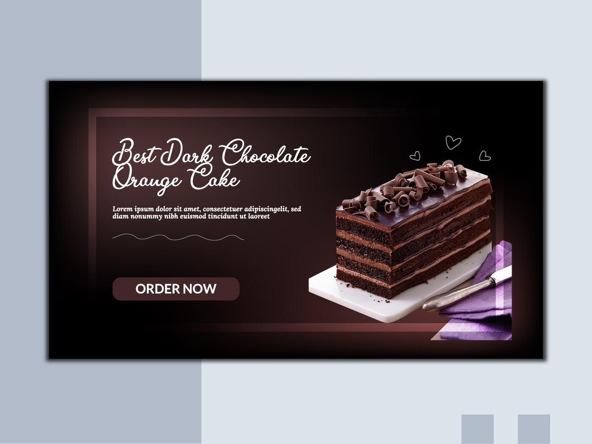 Cake Banner Design By Brajesh Mixing