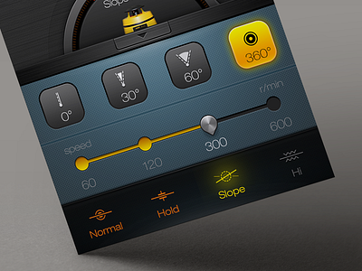 An app for an Laser level meter icon ios ue ui ux