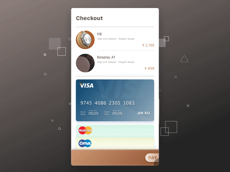 Daily UI challenge #002 — Credit Card Checkout