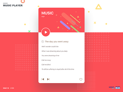 Daily UI challenge #009 — Music Player