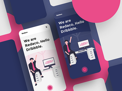 Hello Dribblers! app branding design dribbble illustration logo mobile typography ui ui ux ux web