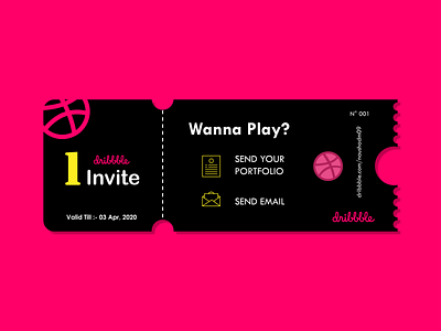 1 Dribbble Invite