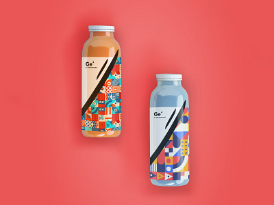 Ge Lable Design brand branding granola graphic design illustration juice lable packing