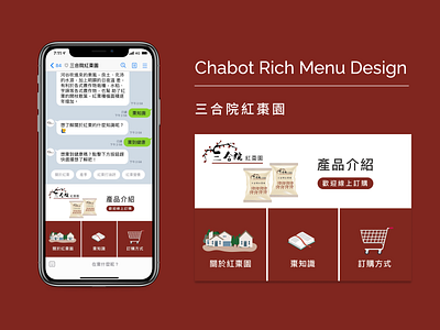 Chatbot Rich Menu Design chatbot design graphic design illustration marketing social media ui ux