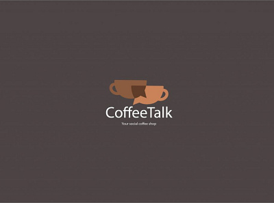 Coffee Shop / Social app branding design icon illustration logo vector