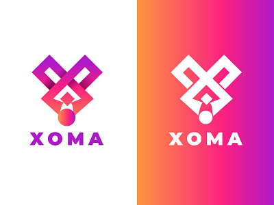 Xoma logo design abstract art abstract letter logo abstract logo abstract logo design company logo design online corporate logo design creative logo design design flat graphics design logo hire logo designer hire logo designer online illustration illustrator logo logo design