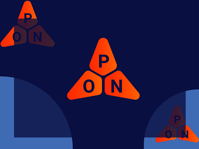 Pon logo design