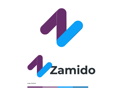 Zamido logo design app brand identity branding business creative flat hire logo designer online illustrator letter logo letter logos logo logo design logo designer logo mark minimal modern simple