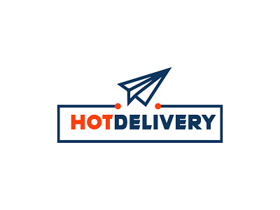 Hot delivery logo design