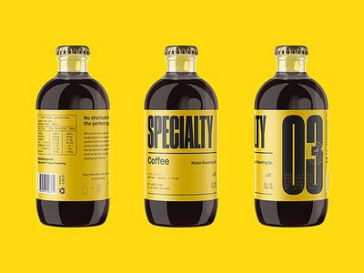 Cold as Ice branding coffee coldbrew design packaging typography