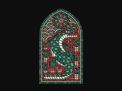 King State church design florida gator mosaic preacher stainedglass