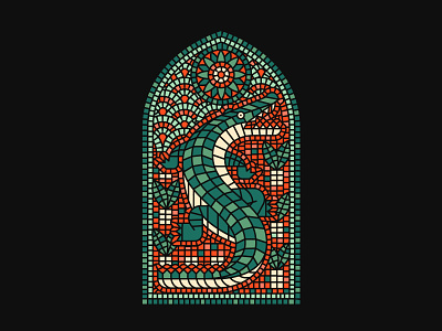 King State church design florida gator mosaic preacher stainedglass