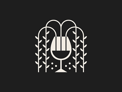 Holy Grail brand drink elegant geometric identity logo vine wine