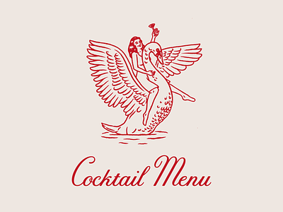 Intermezzo bar cocktail drinks florida illustration menu swan