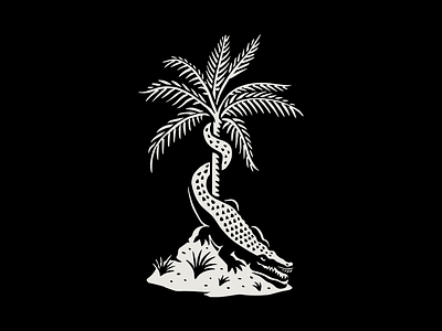 Come and take it florida gator palmtree swamp tropical