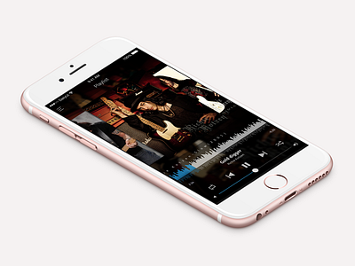 Daily UI Challenge #009 app application challenge daily daily ui iphone kotzen mock up music richie