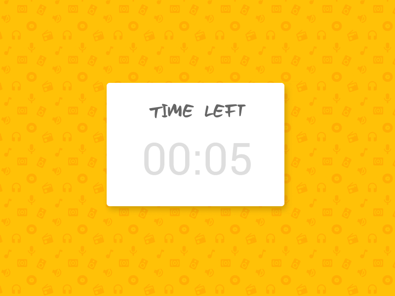 Daily UI #14 14 after animation countdown daily dailyui effects yellow
