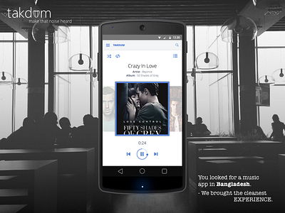 Takdum - Music Streaming App 009 dailyui music app takdum ui ux