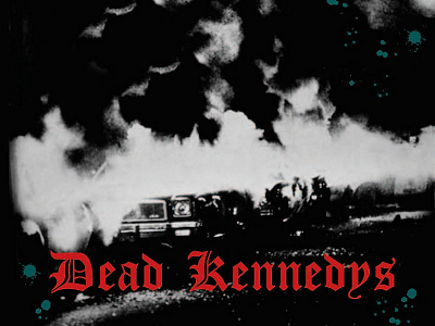 Dead Kennedys Poster graphic design music photography poster print design school work typography