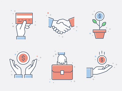 Business & Finance Icon Collection business finance icon icon set iconography icons illustration