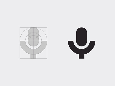 Microphone 24px grid icon iconography logo pictogram symbol usability ux vector
