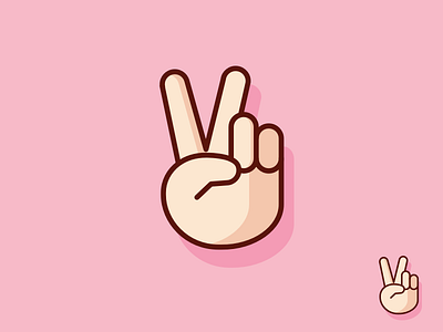Peace gesture icon iconography illustration peace pictogram vector