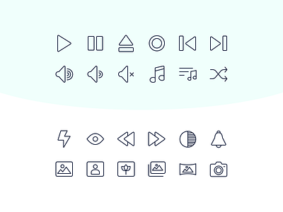 Freebie - 60 Multimedia Icons