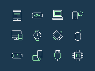 24 Free Tech And Devices Icons free download free icon download free icon set free icons free vectors freebie icon icon set icons laptop monitor mouse outline pack phone tablet tech usb watch