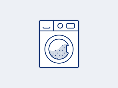 Washing Machine illustrative icon icon iconography icons illustration illustrative laundry vector washing machine