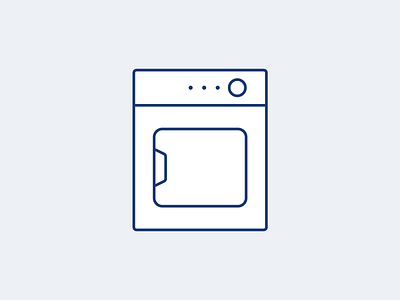 Dryer machine - custom icon design custom icon design icon icon design icon designer iconography outlined system vector