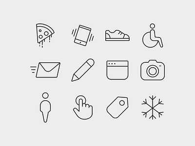 ONE - Premium Icons icon design icon designer icon set iconography icons icons pack outline premium