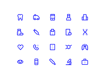 Free icons - Medical icon set