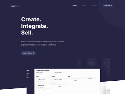 Landing Page Design design web