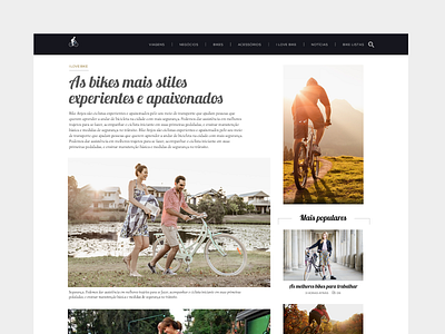 Bike Service blog desktop